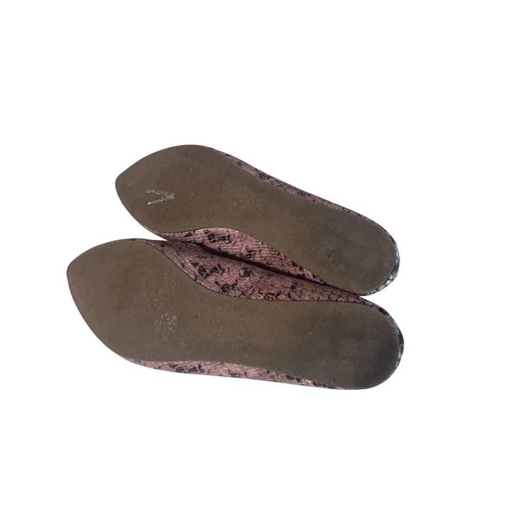 Steve Madden brown snake print flats size 8.5 M - Picture 5 of 6